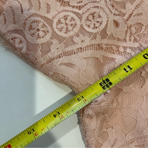 BB Dakota Lace Halter Dress Blush Pink Sz 4 - Picture 15 of 17